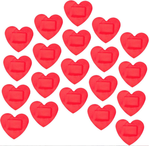 Vendajes Adhesivos <span class=keywords><strong>de</strong></span> PE en Forma <span class=keywords><strong>de</strong></span> <span class=keywords><strong>Corazón</strong></span> <span class=keywords><strong>de</strong></span> Color Rojo, Impermeables y Transpirables, para Vacunas, para Niños - Product Image 5