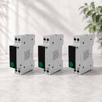 Disjoncteur miniature intelligent WiFi Tuya 1P 63A avec protection contre les surcharges et les courts-circuits, montage sur rail DIN