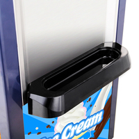Machine à crème glacée commerciale verticale 3 saveurs, prix d'usine GSE