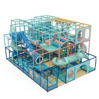 Structure de jeu intérieure pour enfants, thème océan, grand labyrinthe interactif, centre de jeux pour enfants, marque Dream Catch Commercial