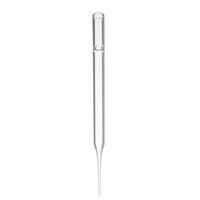 Verrerie de laboratoire Pipette de transfert en verre de 150mm de longueur 230mm Pipette Pasteur en verre borosilicaté