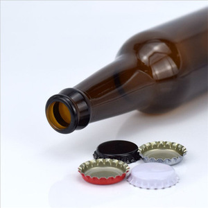 Botella de Cerveza de Vidrio Transparente Recargable de <span class=keywords><strong>33</strong></span> <span class=keywords><strong>Cl</strong></span> con Tapa Corona Verde, Negra o Ámbar, 7oz, 330 <span class=keywords><strong>ml</strong></span>, 500 <span class=keywords><strong>ml</strong></span>, 750 <span class=keywords><strong>ml</strong></span> - Product Image 4