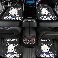 Ensemble de tapis de sol universels toutes saisons en velours cristal pour voiture, résistants à l'usure, anti-taches, faciles à nettoyer, protection automobile