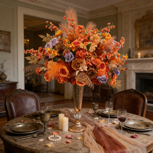 พวงมาลัยดอกไม้ประดิษฐ์สำหรับงานแต่งงานงานปาร์ตี้พวงมาลัยดอกไม้ประดิษฐ์สำหรับพิธีอันหรูหรา - Product Image 1