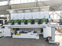 Machine de polissage automatique à 6 têtes pour tubes en acier inoxydable à surface miroir