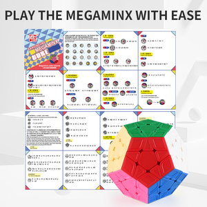 Magic Mega <span class=keywords><strong>3x3</strong></span> Cube Stickerless Dodecahedron Speedcubing Cube Puzzle Fidget Juguetes para niños - Product Image 5