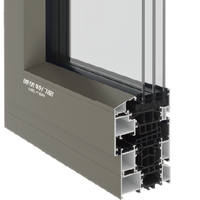 Ventanas Abatibles y Giratorias de Aluminio Premium 6060-T66 de 2.0 mm con Rotura de Puente Térmico, Triple Sellado y Vidrio Low-E para Construcción Arquitectónica