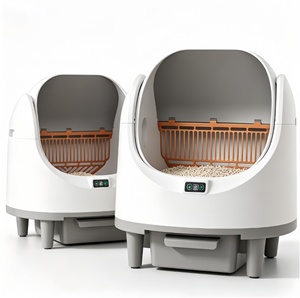 OEM 68L Bac à litière <span class=keywords><strong>pour</strong></span> chat automatique à conception ouverte, autonettoyant, avec capteur de sécurité et système de surveillance de la santé intelligent <span class=keywords><strong>pour</strong></span> animaux de compagnie - Product Image 1