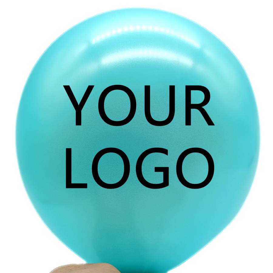 Goede Kwaliteit Gepersonaliseerde Ronde Globos Helium Reclame Latex Ballon Custom Logo Gedrukt Ballonnen