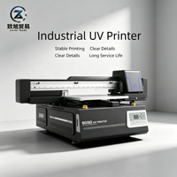 Imprimante UV 6090 à 3 têtes XP600, machine d'impression DTF rouleau à rouleau pour étiquettes en cristal avec durcissement UV LED et génération d'images par IA