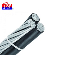 Câble aérien basse tension Zhongmai ABC à conducteur solide en aluminium XLPE/PVC, tension nominale 750 kV, conforme ISO, personnalisable