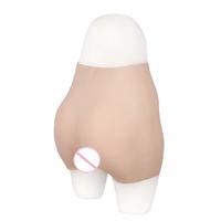 Fesses artificielles réalistes en silicone platine, sûres, pour transgenres/transformateurs de sexe, insérables vaginiquement, 100 % étanches