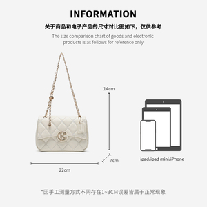 Borsa a Spalla/Tracolla da Donna alla Moda 2026 con Logo Geometrico, Catena e Chiusura a Zip in PU - Product Image 6