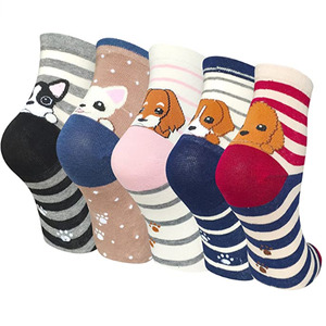 5 пар, женские носки - Product Image 1