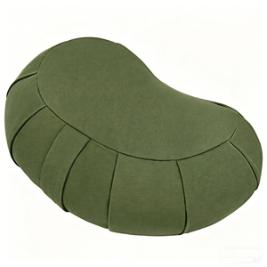 Cuscino Ergonomico a Mezzaluna <span class=keywords><strong>in</strong></span> Grano Saraceno, Morbido Cuscino da Pavimento, <span class=keywords><strong>Letto</strong></span>, Divano, Cuscino per Dormire, Yoga Zafu, Meditazione con Maniglia - Product Image 2