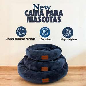 Cuccia Rotonda Yommy per Animali Domestici, Design Circolare Morbido e Accogliente con Bordi Rialzati per Gatti e Cani di Piccola Taglia - Product Image 6