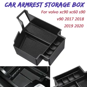 Boîte de rangement pour accoudoir de voiture, plateau porte-objets pour Volvo Xc90 Xc60 S90 V90 2017 2018 2019 2020 - Product Image 1