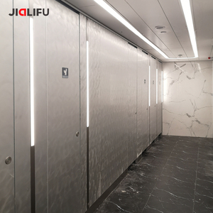 ห้องน้ำสำเร็จรูปแบบโมเดิร์นกันน้ำจากแผ่น HPL รังผึ้ง ที่สนามบินไป่หยุน - Product Image 5