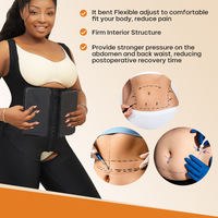 Planche AB de récupération post-opératoire pour liposuccion, abdominoplastie 360, lipo-foam abdominal, BBL, avec logo personnalisé, pour réduire les gonflements et les ecchymoses
