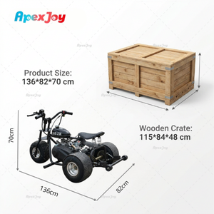 <span class=keywords><strong>Trike</strong></span> de <span class=keywords><strong>Drift</strong></span> <span class=keywords><strong>Motorisé</strong></span> 212CC 4 Temps 45km/h à Couple Élevé, Alimenté à l'Essence, pour la Course - Tarif Global pour les Importateurs, Optimisation des Profits, OEM ODM Vente en Gros - Product Image 6