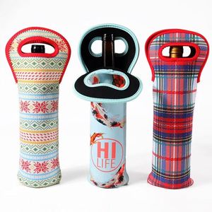 กระเป๋าเก็บความเย็นไวน์แบบพับได้ ขนาด 750 มล. ทำจากนีโอพรีนแบบกำหนดเอง - Product Image 5