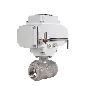 COVNA Sistema de Riego de 3 Vías de 1/2 Pulgada CF8M 1000 WOG 12V con Rosca Hembra de Acero Inoxidable Motorizado - Product Image 4
