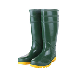 Dài cao trên đầu gối chiều cao người đàn ông dành cho người lớn Unisex Tất cả thời tiết nhiệm vụ nặng nề bảo vệ chống trượt duy nhất khó khăn chất liệu PVC gumboots - Product Image 2