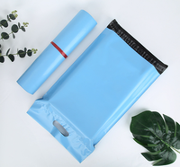 Sacs d'emballage de cadeau de courrier avec poignée recyclée express en plastique personnalisé sac d'emballage d'enveloppe en poly d'emballage de scellage d'expédition de vêtements