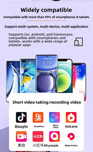 Télécommande pour caméra mobile avec fonction autoportrait, gadget <span class=keywords><strong>anneau</strong></span> de doigt pour vidéo à mains libres - Product Image 4