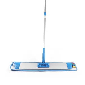 40 60 90 CM Steel Pole Rectangle Shaped Aluminum Flat Mop With Cleaning Handle