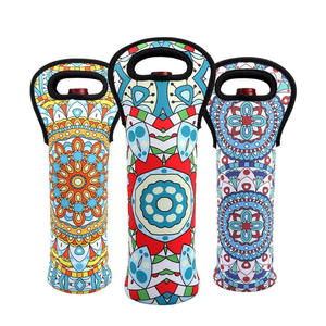 Bolsa de Neopreno para Vino, Aislada, Impermeable, Ecológica, para una Sola Botella, con Cierre de Cremallera, para Viajes, Picnic, Playa, <span class=keywords><strong>BYOB</strong></span>, Grande - Product Image 1