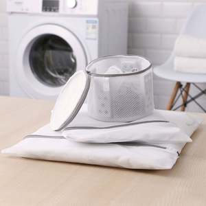 Sacs à cordon réutilisables en polyester pour le linge sale en coton Logo personnalisé écologique pliable Taille personnalisée 1000pcs - Product Image 1