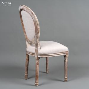 Vintage Louis Dining Chair Round Back <strong>Luxury</strong> Solid Wood <strong>Florence</strong> Wedding Chairs Event Banquet Restaurant Cafe Furniture - Product Image 5