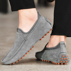 <span class=keywords><strong>Chaussures</strong></span> <span class=keywords><strong>bateau</strong></span> pour hommes, mocassins à enfiler, souples, respirantes, confortables, antidérapantes, dessus en cuir véritable, semelle extérieure en caoutchouc, pointures 38-49 toutes tailles - Product Image 5