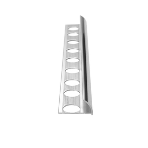 Fengfan, embellecedor de borde de azulejo de acero inoxidable en forma de T, <span class=keywords><strong>aluminio</strong></span> <span class=keywords><strong>Flexible</strong></span> de cerámica con orificio redondo para bordes, accesorios para azulejos - Product Image 2