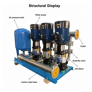 Bomba de Velocidad Variable, Bomba Centrífuga de Presión Constante, Bomba de Transferencia de Agua, Bomba de Refuerzo de Agua, Conjunto de Bombas de Agua Multietapa - Product Image 2
