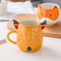Taza de cerámica personalizada de dos tonos de 15oz con cuchara, reutilizable, Apto para lavavajillas y microondas, regalo personalizado