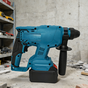 Marteau électrique sans balais 1,7 J à vitesse variable, léger, outil électrique au lithium pour la rénovation des sols et des murs en béton - Product Image 1