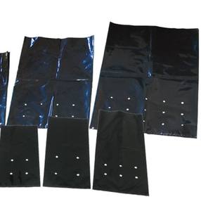 ถุงโพลีธีนปลูกพลาสติกแบบเจาะสีขาวดำหลายขนาด - Product Image 1