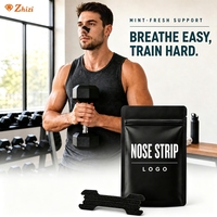 Bandes nasales noires extra-fortes pour le ronflement, bandes adhésives pour le nez pour la respiration, résistantes à la transpiration, hypoallergéniques, 30 pièces