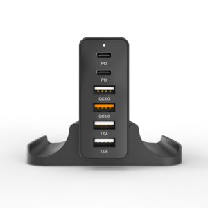 2024 Venta caliente 75W <span class=keywords><strong>USB</strong></span> tipo <span class=keywords><strong>C</strong></span> cargador soporte de carga rápida <span class=keywords><strong>USB</strong></span> escritorio PD cargador adaptador para MacBook portátiles teléfonos tableta - Product Image 2