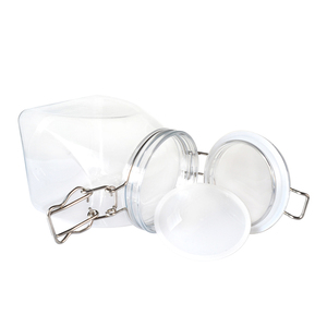 Venta al por Mayor de Frascos de Plástico PET Octagonales Transparentes de 50g 100g 150g 200g 250g 500g 1000g, Frascos de Crema, Frascos Mason para Almacenamiento de Alimentos - Product Image 4