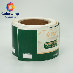 Customized Private Design High End Organic Food Labels For Dried Food Specialty Agriculture Packaging Stickers