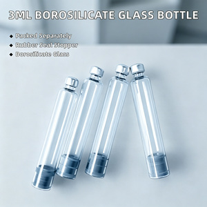 Disposable Sterile 3ml Pharmaceutical Cosmetic Glass Cartridge Bottle for Injection Pen Filling and Accessories - Product Image 1