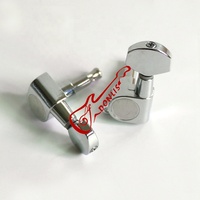 Donlis MH100 – Mécaniques d'accordage de guitare fermées à poignée centrale en chrome moulé sous pression pour trous de 10 mm – Vente en gros