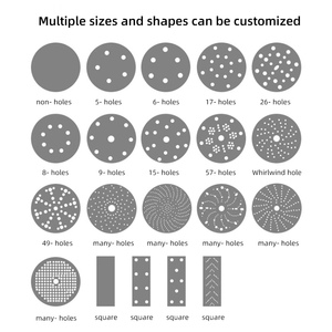 Dischi Abrasivi Premium in Ceramica Viola 60-800 Grit 6 Pollici con Attacco a Strappo per Vernice Auto, Legno, Metallo e Ceramica - Product Image 6