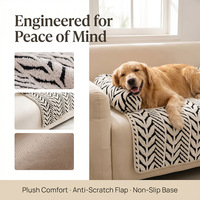 Nouveaux tapis de couchage pour animaux de compagnie en peluche à poils courts, pliables, modernes, luxueux et doux, pour l'automne/hiver, pour chiens/chats/oiseaux