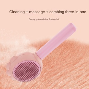 Small Flower Pet Comb Beauty Cleaning Cat Comb and Dog Comb for Hair Cleaning and <b>Float</b> Pet Supplies Toy - Product Image 5