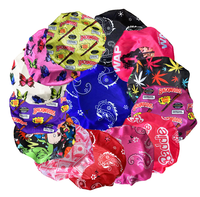 Nouveau Design Lady Large Satin Bande Élastique Femme Mode Bonnet Designer Cheveux Bonnets Satin Sommeil Cap