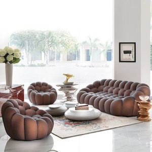 高品质家具制造泡泡沙发套装红橙色转角现代沙发泡泡沙发 - Product Image 4